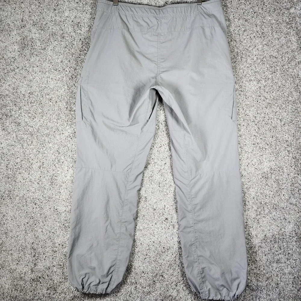 Mountain Hardwear Hiking Pants Womens 14 Gray Cargo Belted Outdoor Excellent